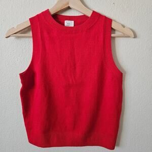 A New Day Red Sweater Vest - Women's XS - Sleeveless